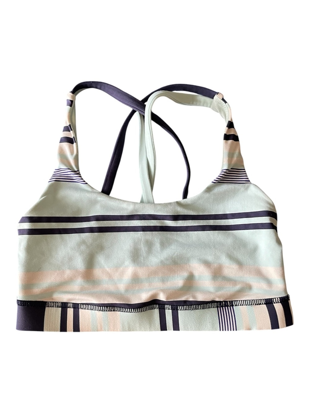 Lululemon size 2 sports bra striped